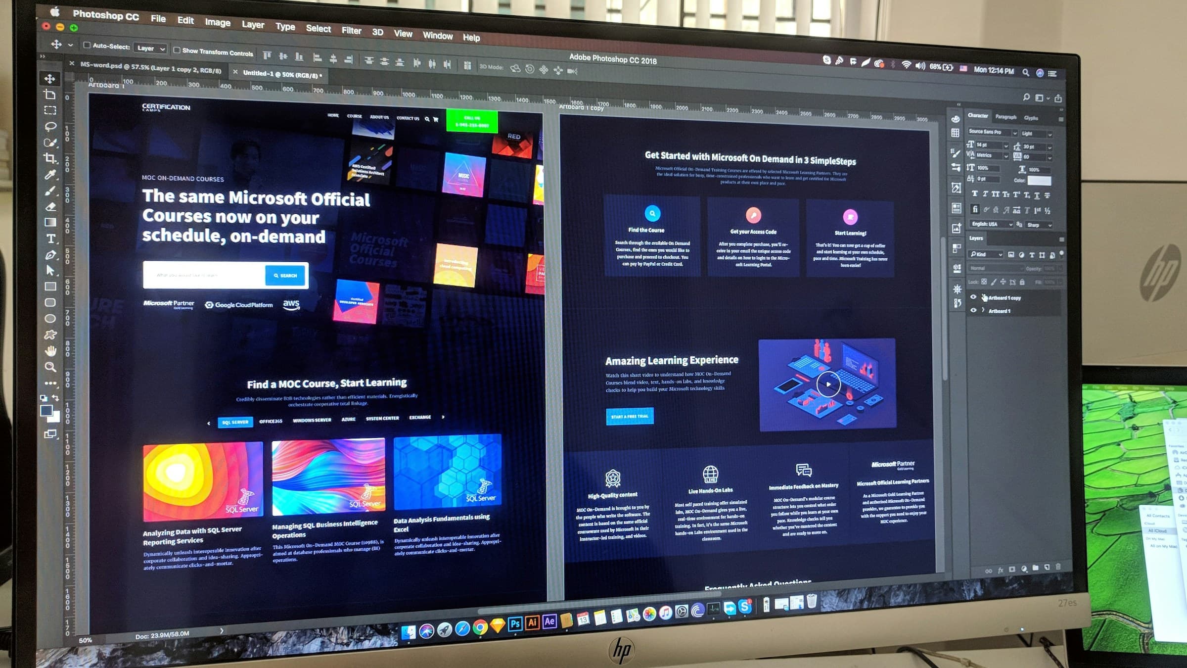 Photoshop-Layer mit PNG-Symbol als Export-Ziel